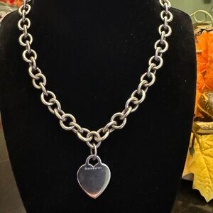 Tiffany Heart Tag 16” Necklace